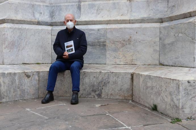 Ignacio Moriones Elósegui, autor del libro 'El euskera en el lenguaje y la cultura de Pueyo'.