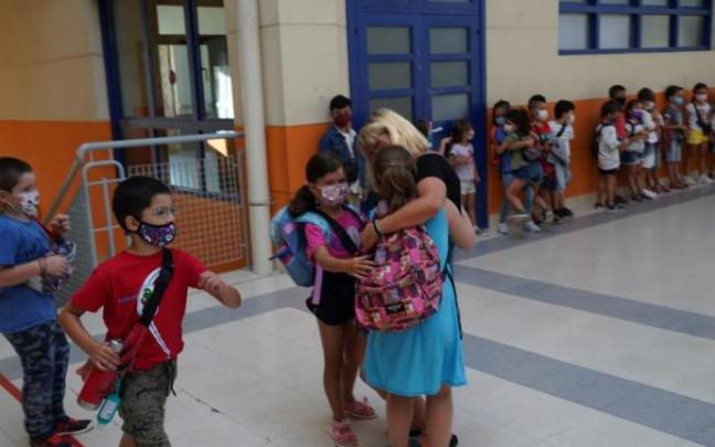 Alumnos de una ikastola.