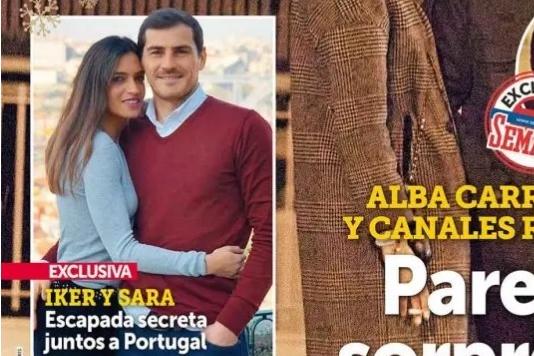 La portada de la revista 'Semana' que desvela el viaje de Iker Casillas y Sara Carbonero.