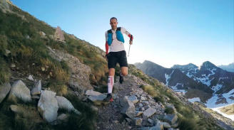 Iker Karrera, en una de sus rutas por la alta montaña. Iker Karrera, en una de sus rutas por la alta montaña.