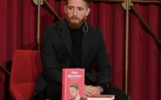 Iker Muniain, en la presentación de su libro.