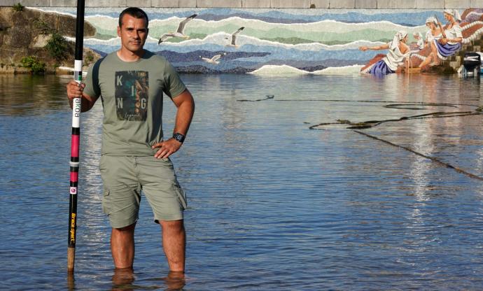 Iker Zabala, entrenador de Santurtzi.