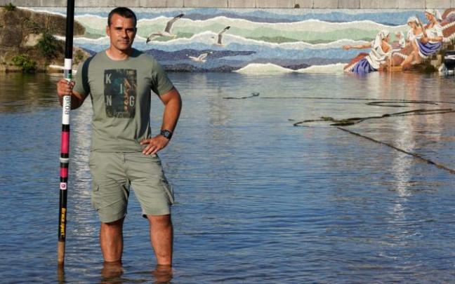 Iker Zabala, entrenador de Santurtzi.