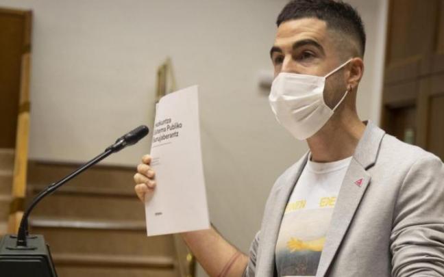 El responsable de educación de EH Bildu, Ikoitz Arrese El responsable de educación de EH Bildu, Ikoitz Arrese