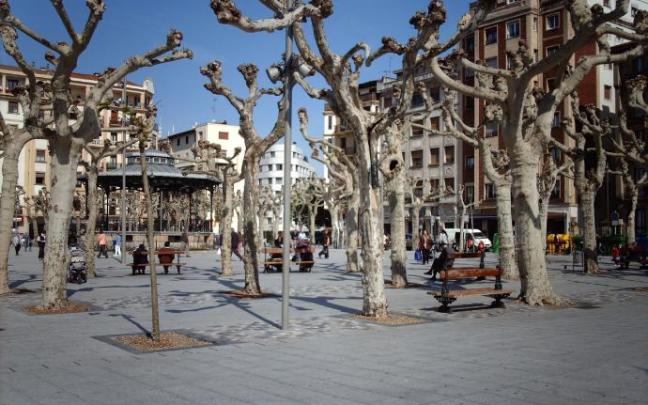 Irun remata la reurbanización del vial del Ensanche