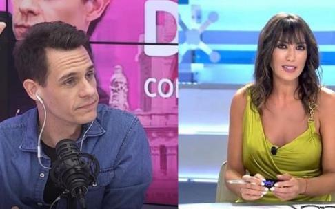 Christian Gálvez y Patricia Pardo en sus respectivos programas. Christian Gálvez y Patricia Pardo en sus respectivos programas.