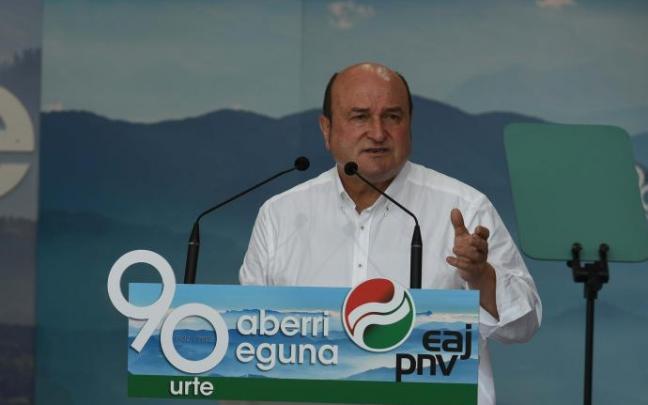 El presidente de la Ejecutiva del PNV, Andoni Ortuzar.