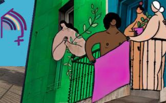 Imagen que simboliza el Pacto social de Vitoria por la igualdad y contra la violencia machista.