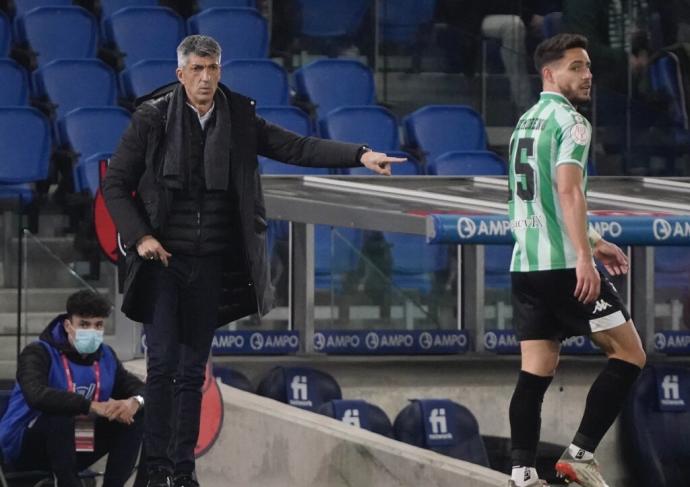 Imanol, durante el partido del pasado jueves.