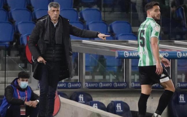Imanol, durante el partido del pasado jueves.