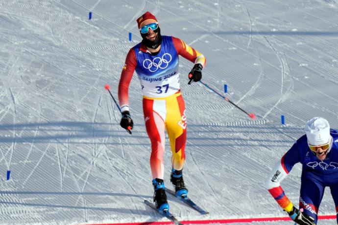 El tolosarra, Imanol Rojo, ha logrado el puesto 21 en la prueba de skiathlon 15x15Km