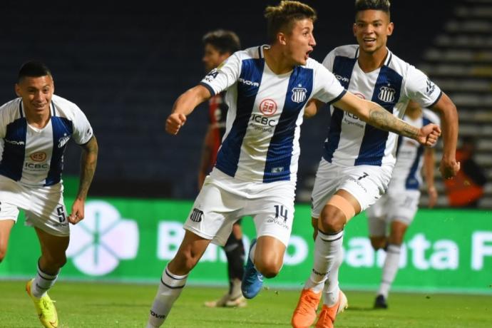 Nahuel Tenaglia, durante un partido del Atlético Talleres.