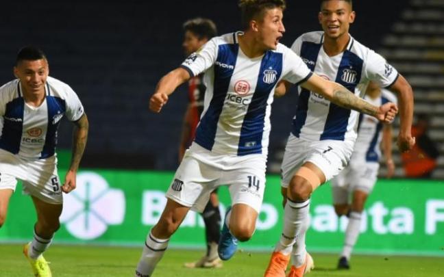 Nahuel Tenaglia, durante un partido del Atlético Talleres.