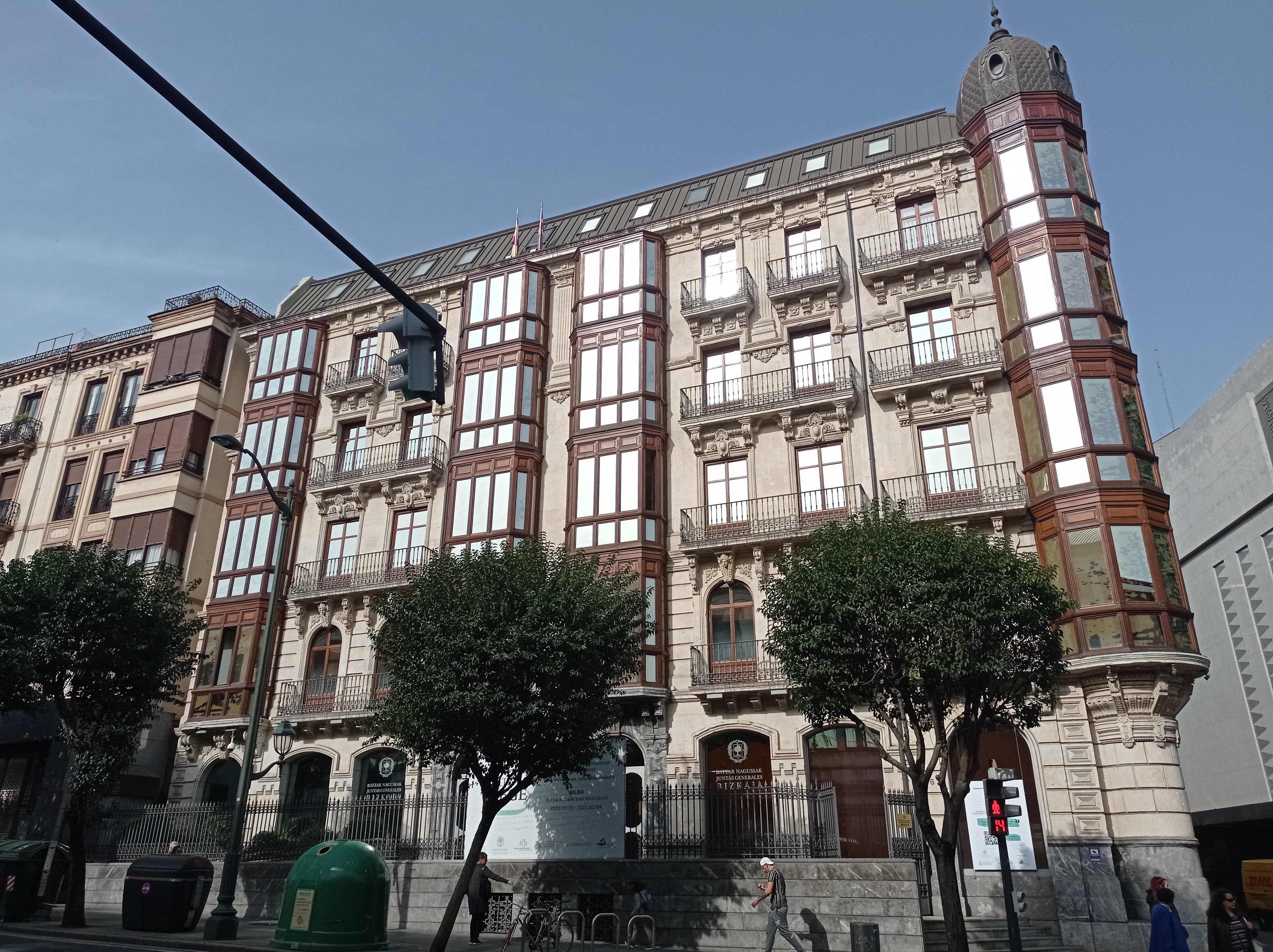 Edificio de la Juntas Generales de Bizkaia en Bilbao