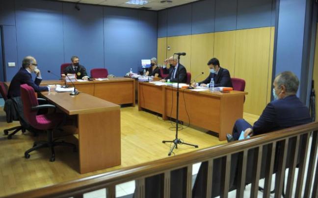 Un momento del juicio por el blindaje de IMQ Un momento del juicio por el blindaje de IMQ
