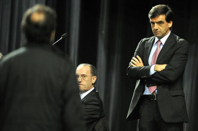 Iñaki Badiola, que se enfrenta a 66 años de cárcel por injurias, en una junta de accionistas de la Real