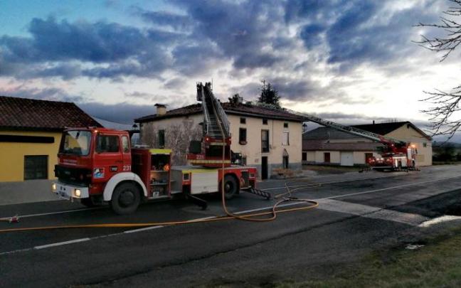 Imagen de la vivienda afectada.
