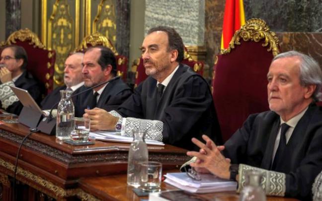 Manuel Marchena, presidente de la Sala de lo Penal del Tribunal Supremo que juzgó a los líderes del 'procés' en 2019. Manuel Marchena, presidente de la Sala de lo Penal del Tribunal Supremo que juzgó a los líderes del 'procés' en 2019.