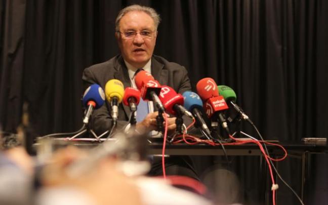 El presidente de Sidenor, José Antonio Jainaga, en una comparecencia anterior.