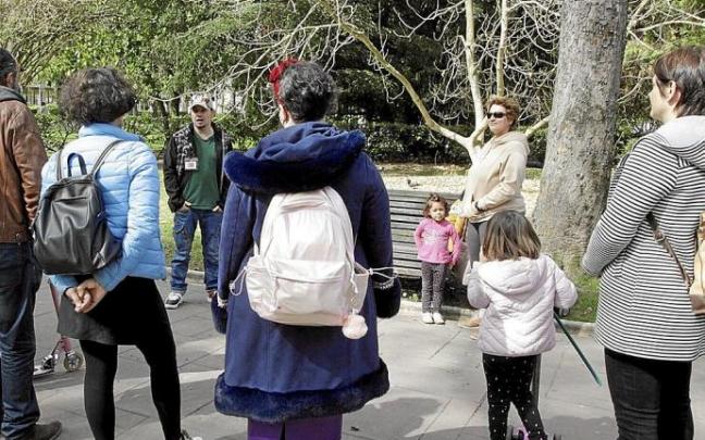 Visita familiar al parque de La Florida. Foto: Pilar Barco