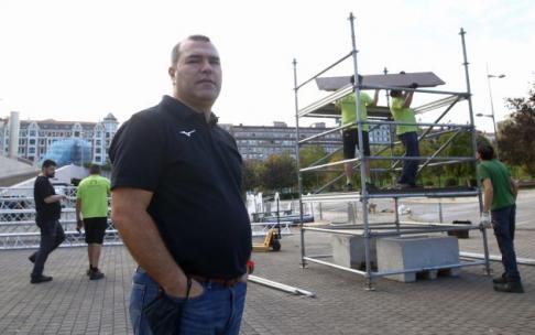 Iñigo Elarre, organizador del EDP Bilbao Night Marathon.