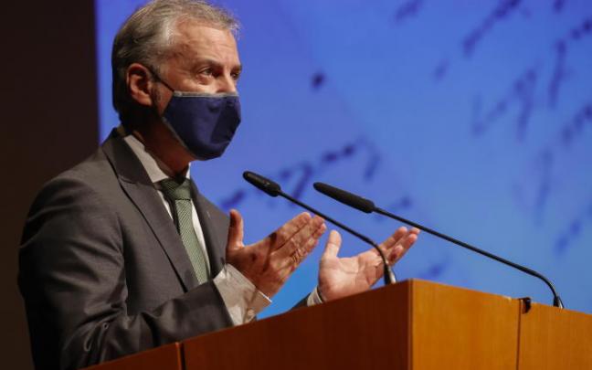 Urkullu ha presentado el plan junto a los diputados generales de Bizkaia, Álava y Gipuzkoa.