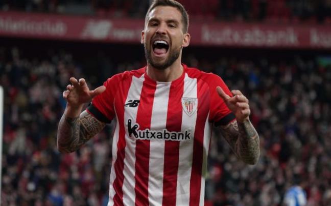 Iñigo Martínez, en un encuentro de liga de la presente temporada.