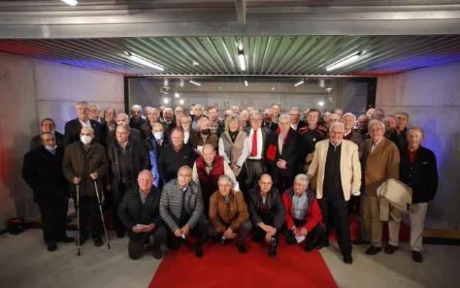 Los 55 socios distinguidos.