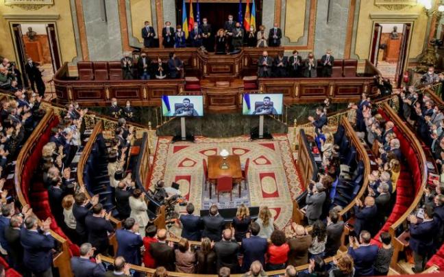 Intervención de Zelenski en el Congreso.