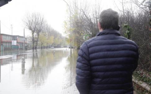 Inundaciones en el polígono industrial de Gamarra