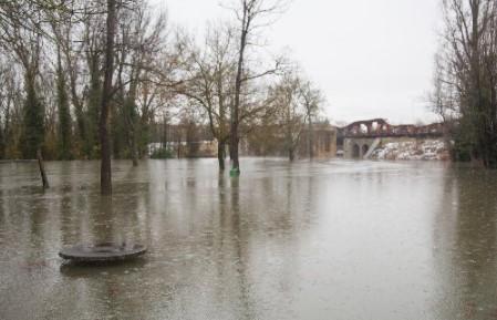 Inundaciones de diciembre en Vitoria.