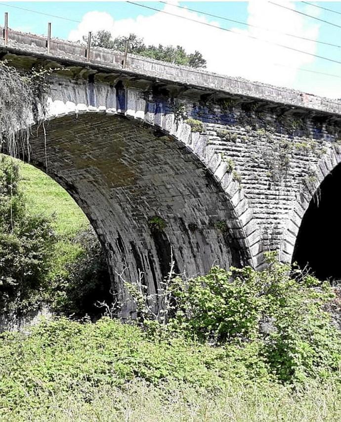 Puente ferroviario de Saratxo. Foto: A.O.