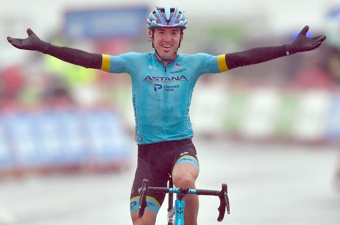Imagen de archivo de Ion Izagirre en la última edición de La Vuelta.