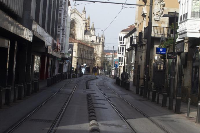 El centro de Vitoria-Gasteiz.