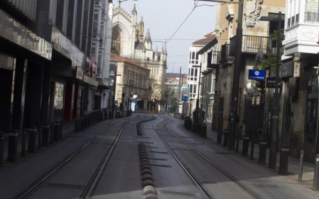 El centro de Vitoria-Gasteiz.