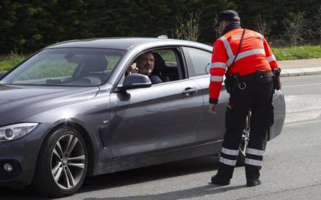 Control de la Ertzaintza.