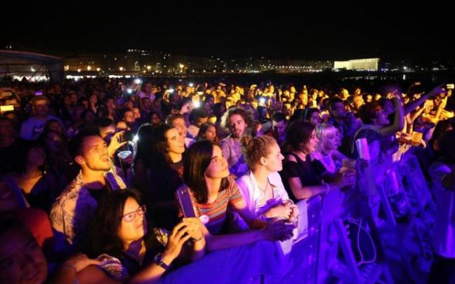 Público del concierto de Amaia Montero en Sagüés.