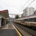 Antigua estación de Renfe en Herrera, actualmente en plena transformación.