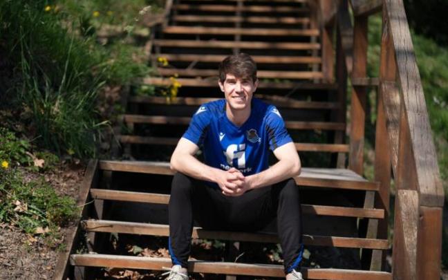 Aritz Elustondo, durante la entrevista concedida a este periódico