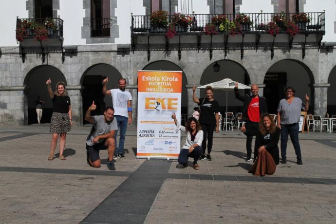 Azpeitia y Azkoitia estrenan un proyecto que garantiza el derecho al deporte del alumnado con diversidad funcional