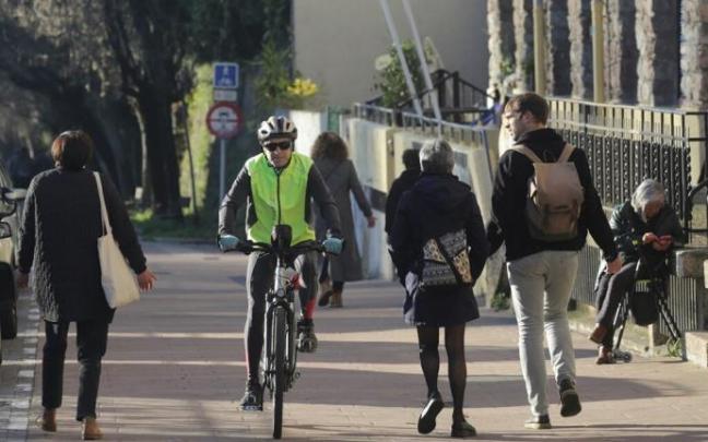 Zona de Intxaurrondo Zaharra junto al Hogar del Jubilado.