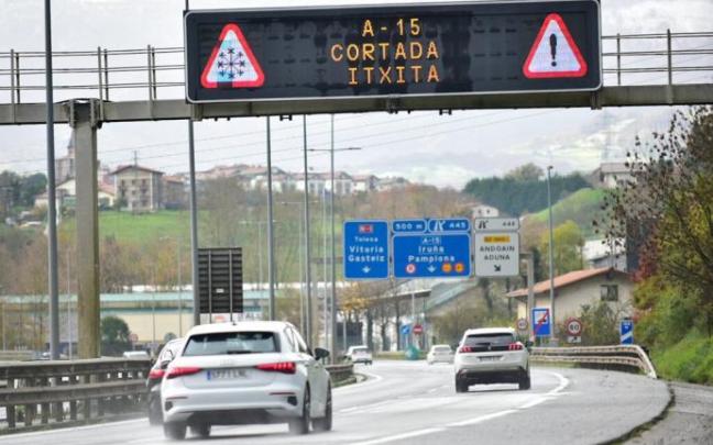 A-15 a su paso por Andoain