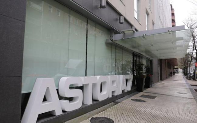 Fachada del hasta ahora hotel Astoria de Donostia. Fachada del hasta ahora hotel Astoria de Donostia.
