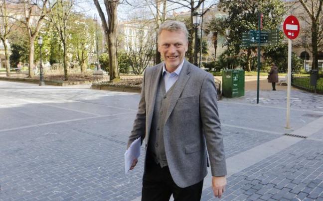 El exentrenador realista David Moyes, de visita en Donostia en 2016. El exentrenador realista David Moyes, de visita en Donostia en 2016.