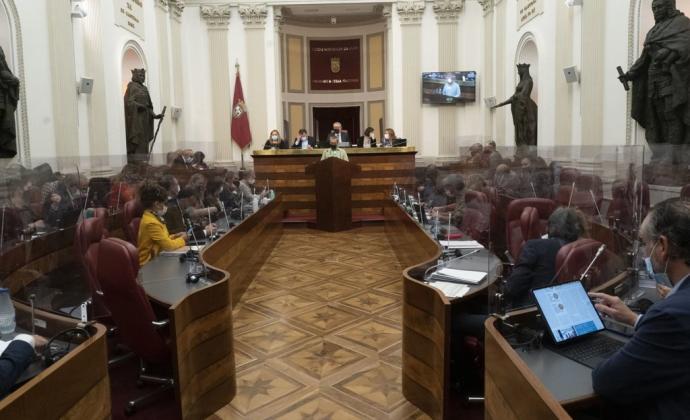 Pleno celebrado en las Juntas Generales de Álava.