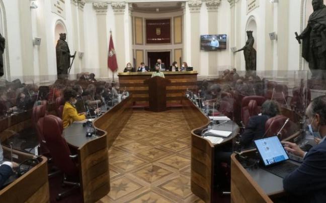 Pleno celebrado en las Juntas Generales de Álava.