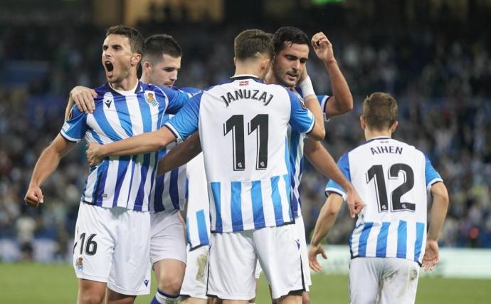 Celebración del gol