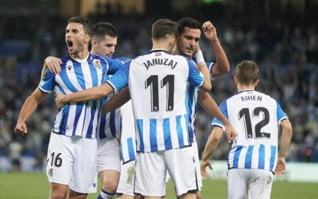 Celebración del gol