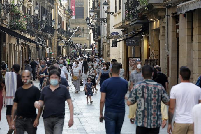 Parte Vieja donostiarra.