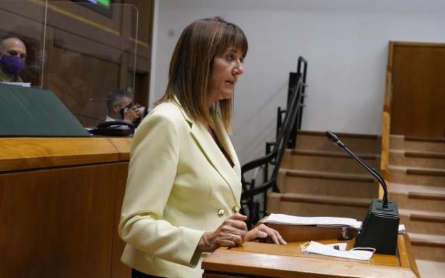 La vicelehendakari segunda, Idoia Mendia.